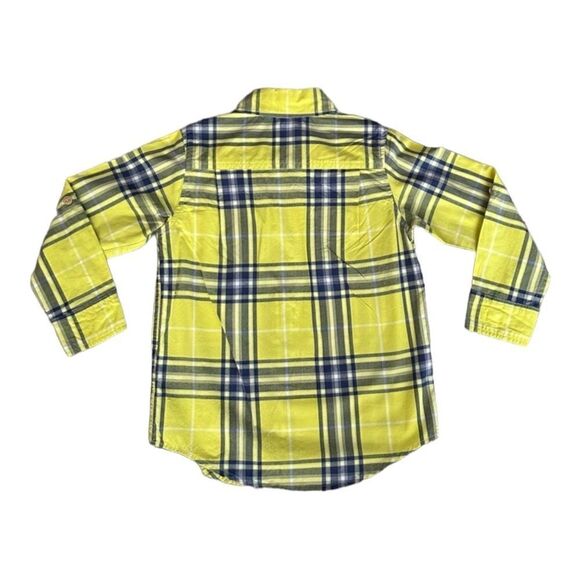 GAP Kids | Yellow/Blue | PLAID SHIRT - Picture 2 of 10